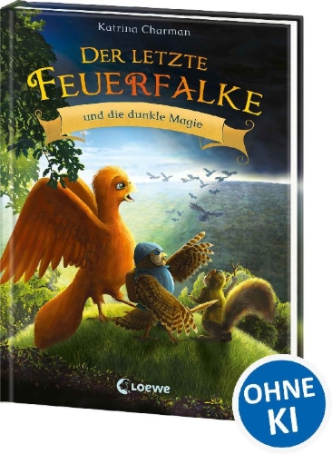 Buchcover und Innenansicht für das Buch: The last Firehawk - The Battle for Perodia