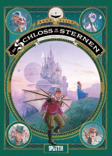 Buchcover und Innenansicht für das Buch: Das Schloss in den Sternen. Band 5