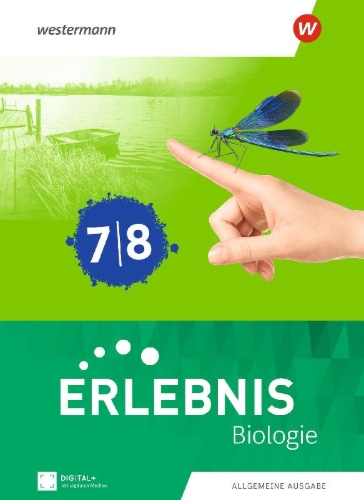 Buchcover und Innenansicht für das Buch: Erlebnis Biologie - Schulbuch 7/8 - Allgemeine Ausgabe
