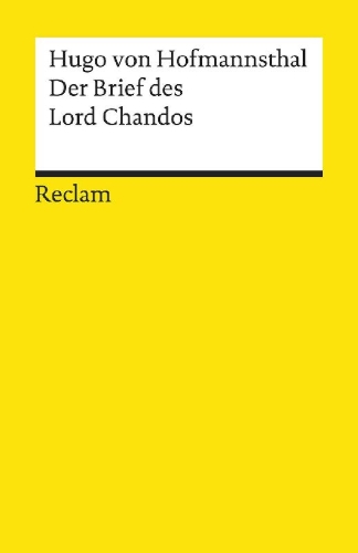 Buchcover und Innenansicht für das Buch: Der Brief des Lord Chandos