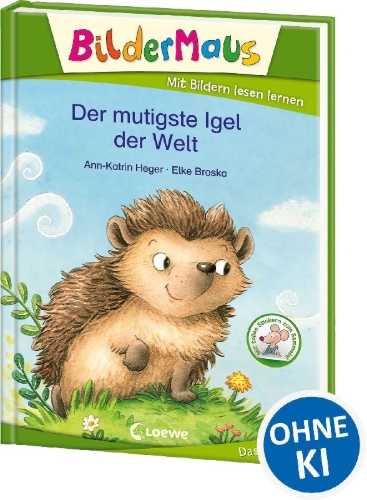 Buchcover und Innenansicht für das Buch: Bildermaus - Der mutigste Igel der Welt