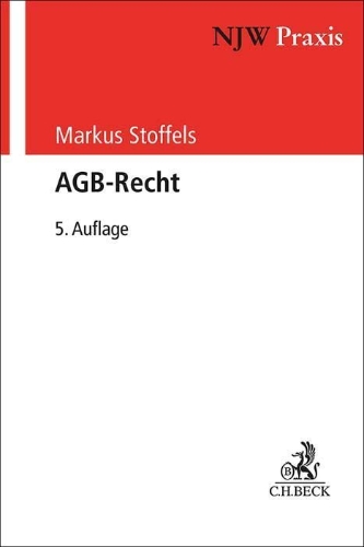 Buchcover und Innenansicht für das Buch: AGB-Recht