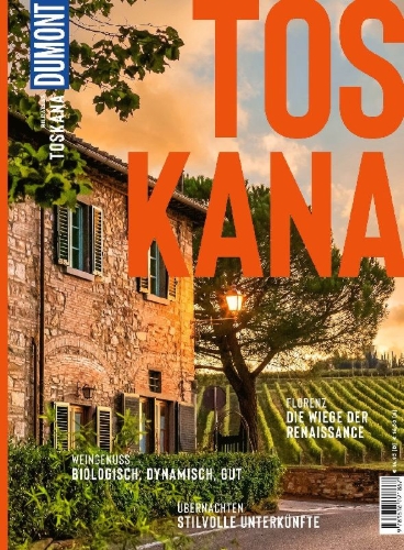 Buchcover und Innenansicht für das Buch: DUMONT Bildatlas Toskana