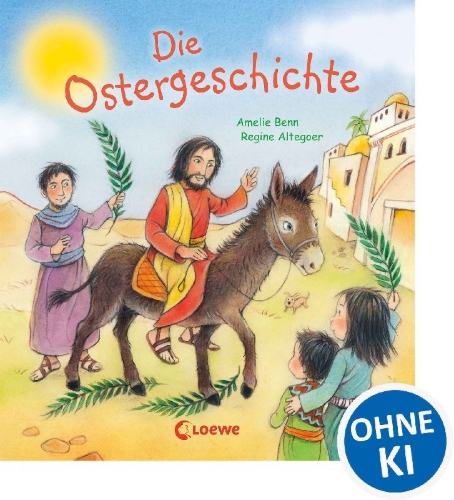 Buchcover und Innenansicht für das Buch: Die Ostergeschichte