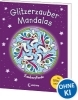 Buchcover und Innenansicht für das Buch: Glitzerzauber-Mandalas - Zauberpferde
