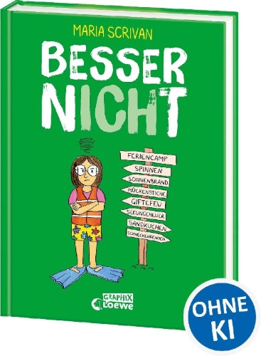 Buchcover und Innenansicht für das Buch: besser nICHt (nICHt genug Reihe, Band 3)