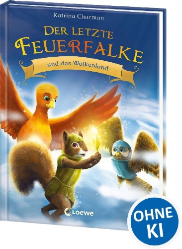Buchcover und Innenansicht für das Buch: The Last Firehawk - The Cloud Kingdom
