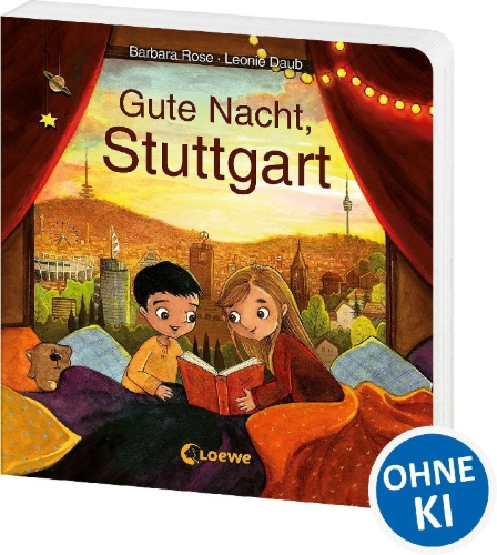 Buchcover und Innenansicht für das Buch: Gute Nacht, Stuttgart