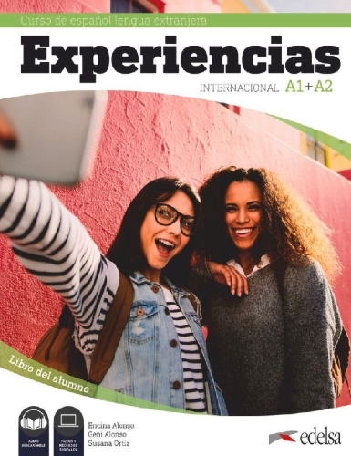 Buchcover und Innenansicht für das Buch: Experiencias Internacional Curso de Español Lengua Extranjera A1+A2. Libro del alumno