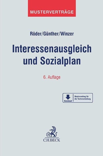 Buchcover und Innenansicht für das Buch: Interessenausgleich und Sozialplan