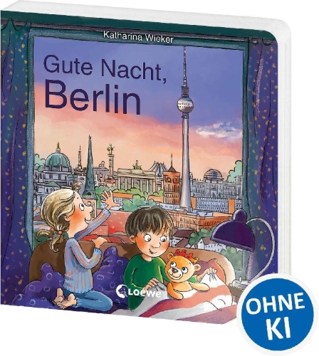 Buchcover und Innenansicht für das Buch: Gute Nacht, Berlin