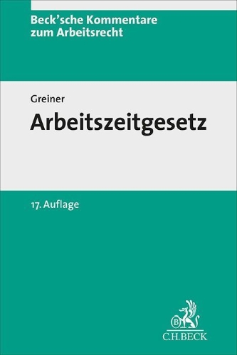 Buchcover und Innenansicht für das Buch: Arbeitszeitgesetz. ArbZG