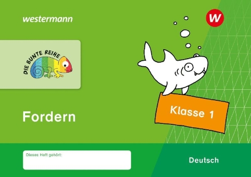 Buchcover und Innenansicht für das Buch: DIE BUNTE REIHE - Deutsch. Fordern Klasse 1