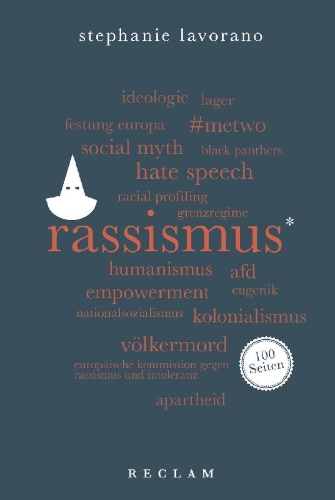 Buchcover und Innenansicht für das Buch: Rassismus. 100 Seiten