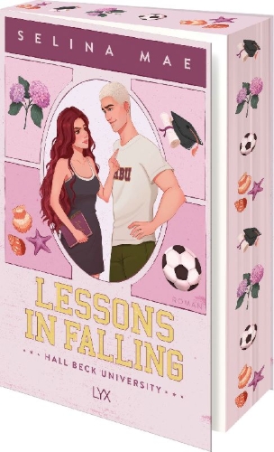Buchcover und Innenansicht für das Buch: Lessons in Falling