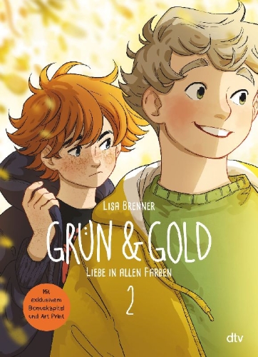 Buchcover und Innenansicht für das Buch: Grün & Gold - Liebe in allen Farben 2