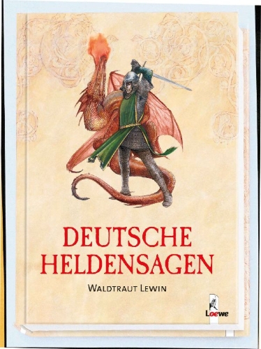 Buchcover und Innenansicht für das Buch: Deutsche Heldensagen