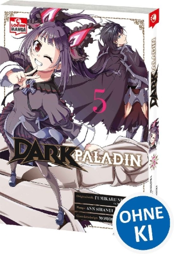 Buchcover und Innenansicht für das Buch: Ankoku Kishi no Ore Desu ga Saikyou no Seikishi o Mezashimasu