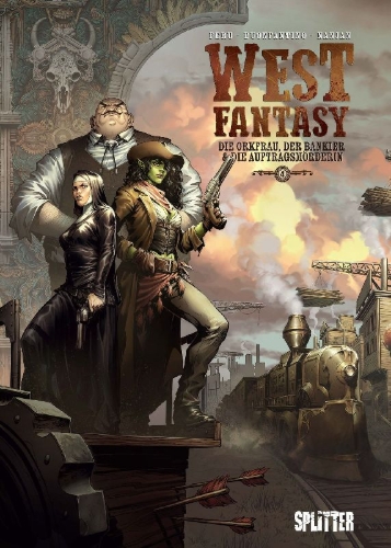 Buchcover und Innenansicht für das Buch: West Fantasy 4