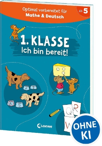 Buchcover und Innenansicht für das Buch: 1. Klasse - Ich bin bereit!