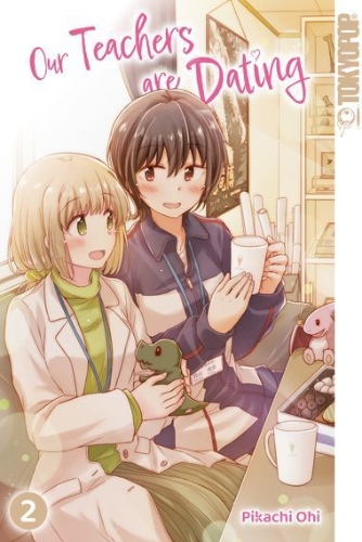 Buchcover und Innenansicht für das Buch: Our Teachers are Dating 02
