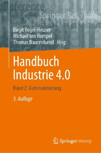 Buchcover und Innenansicht für das Buch: Handbuch Industrie 4.0