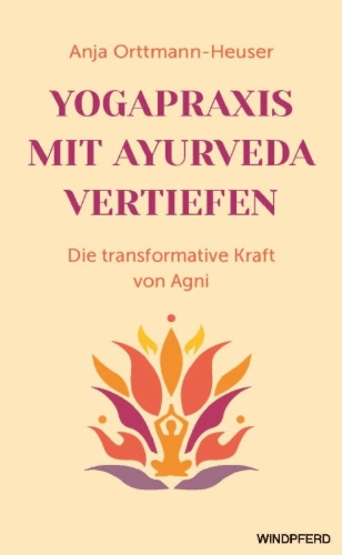 Buchcover und Innenansicht für das Buch: Yogapraxis mit Ayurveda vertiefen