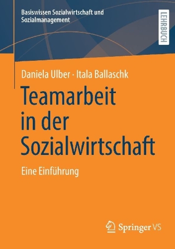 Buchcover und Innenansicht für das Buch: Teamarbeit in der Sozialwirtschaft
