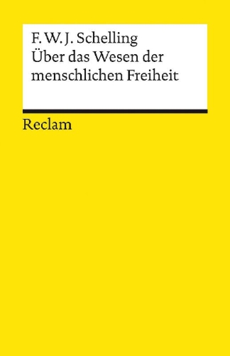 Buchcover und Innenansicht für das Buch: Über das Wesen der menschlichen Freiheit