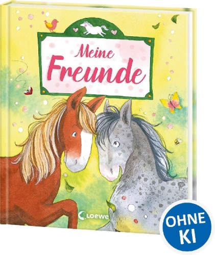Buchcover und Innenansicht für das Buch: Meine Freunde (Ponys)