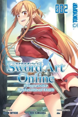 Buchcover und Innenansicht für das Buch: Sword Art Online - Progressive - Barcarolle of Froth 02