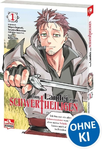 Buchcover und Innenansicht für das Buch: KATAINAKA NO OSSAN KENSEI NI NARU¿TADANO INAKA NO KENJUTSU SHIHAN DATTANONI TAISEI SHITA DESHITACHI