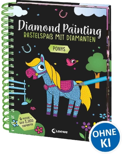 Buchcover und Innenansicht für das Buch: I Love Crystals - Ponies