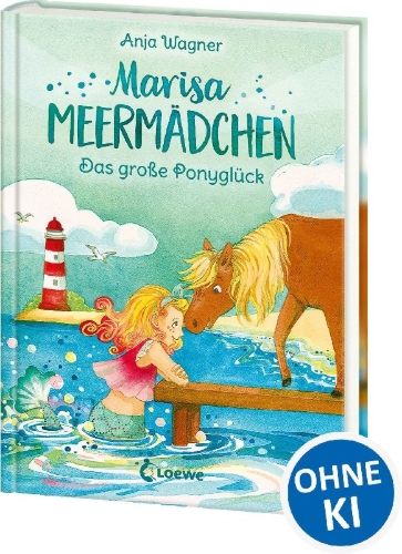 Buchcover und Innenansicht für das Buch: Marisa Meermädchen (Band 2) - Das große Ponyglück