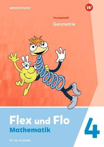 Buchcover und Innenansicht für das Buch: Flex und Flo 4. Themenheft Geometrie: Für die Ausleihe