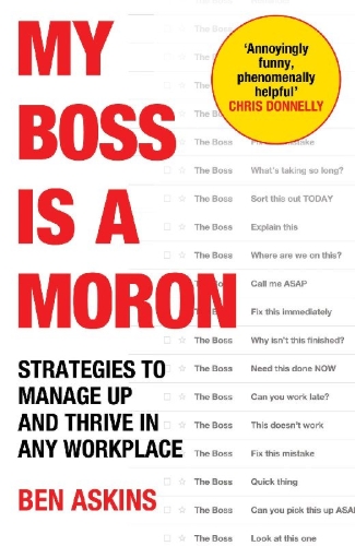 Buchcover und Innenansicht für das Buch: My Boss Is a Moron
