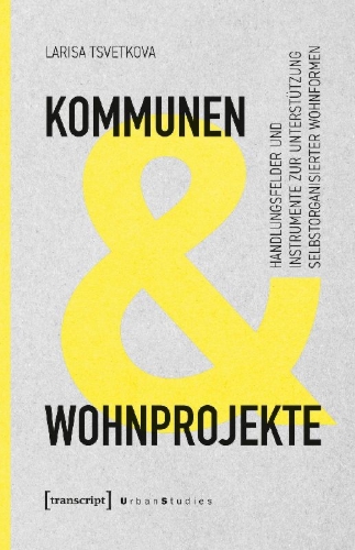 Buchcover und Innenansicht für das Buch: Kommunen und Wohnprojekte