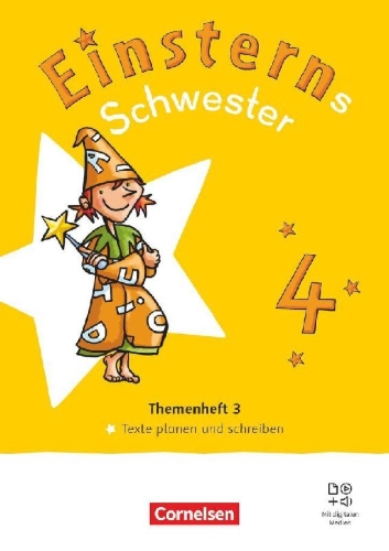 Buchcover und Innenansicht für das Buch: Einsterns Schwester 4. Schuljahr. Themenheft 3 - Texte verfassen - Leihmaterial