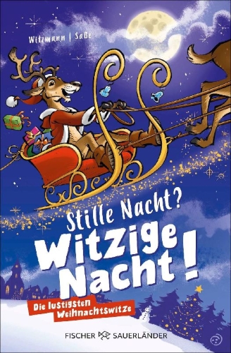 Buchcover und Innenansicht für das Buch: Stille Nacht? Witzige Nacht!