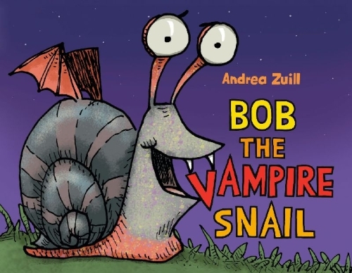 Buchcover und Innenansicht für das Buch: Bob the Vampire Snail