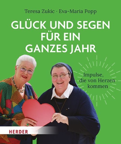 Buchcover und Innenansicht für das Buch: Glück und Segen für ein ganzes Jahr
