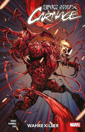 Buchcover und Innenansicht für das Buch: Eddie Brock: Carnage (2025) #1-#5