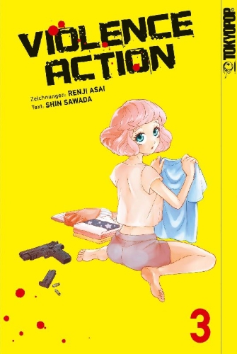 Buchcover und Innenansicht für das Buch: Violence Action 03