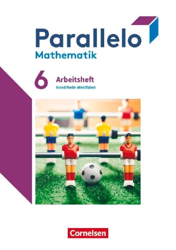 Buchcover und Innenansicht für das Buch: Parallelo 6. Schuljahr. Nordrhein-Westfalen - Arbeitsheft mit Lösungen