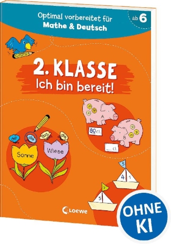 Buchcover und Innenansicht für das Buch: 2. Klasse - Ich bin bereit!