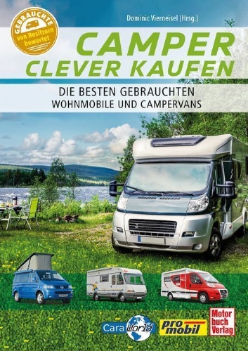 Buchcover und Innenansicht für das Buch: Camper clever kaufen mit promobil