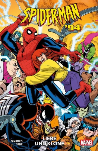Buchcover und Innenansicht für das Buch: Spider-Man '94 (2025) #1-#5