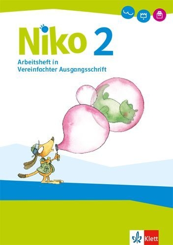 Buchcover und Innenansicht für das Buch: Niko Sprachbuch 2. Arbeitsheft in Vereinfachter Ausgangsschrift