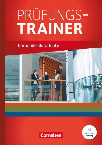 Buchcover und Innenansicht für das Buch: Immobilienkaufleute - Jahrgangsübergreifend - Prüfungstrainer