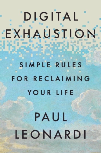 Buchcover und Innenansicht für das Buch: Digital Exhaustion